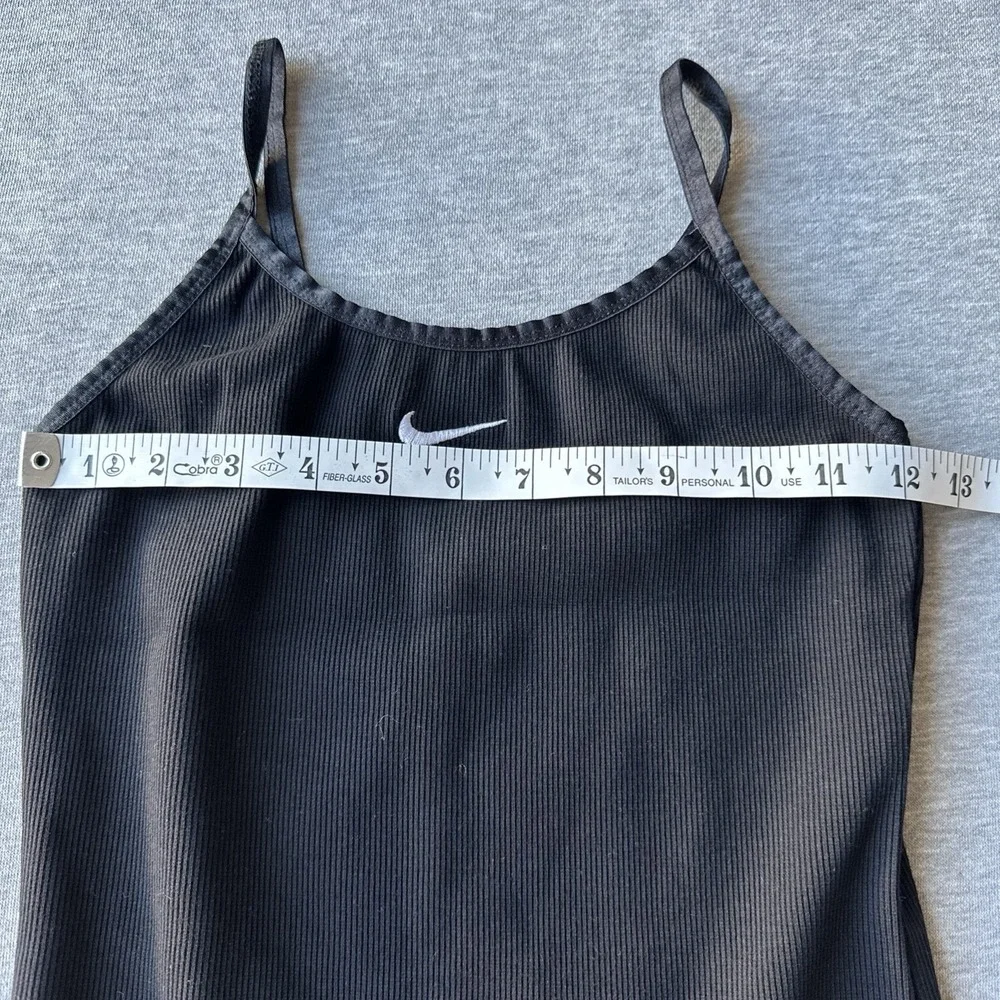 Nike Women's Bodycon Black Dress Size Small Sportswear Essential Ribbed Knit